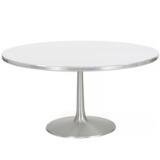 Circular dining table by 
																			Poul Cadovius