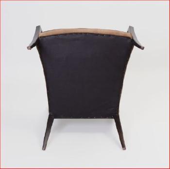 Harvey Probber Caned and Ebonized Chair by 
																			Harvey Probber