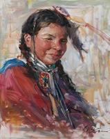 Sioux Girl by 
																	Wei Tai