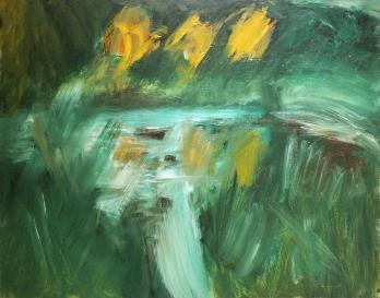 Pond In Winter by 
																	Nancy Wynne-Jones