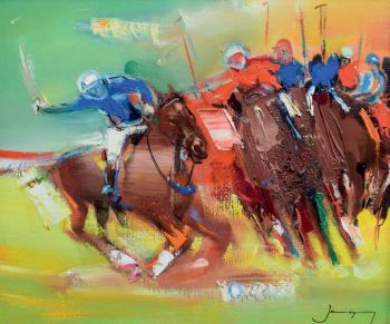 Joueurs de polo by 
																	Christian Jaureguy