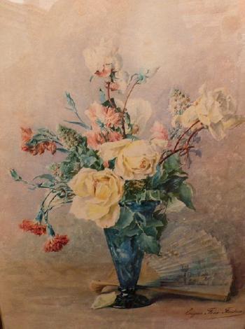 Bouquet à l’éventail by 
																	Eugenie-Juliette Faux-Froidure