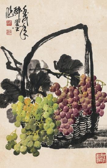 Grapes by 
																	 Wang Chengxi