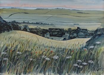 East dean from friston hill by 
																			Robert Tavener