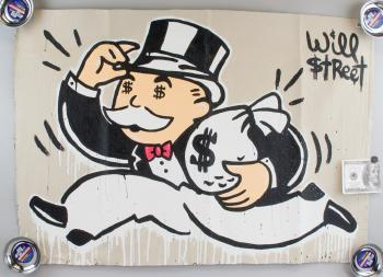 Featuring Rich Uncle Pennybags by 
																			Alec Monopoly