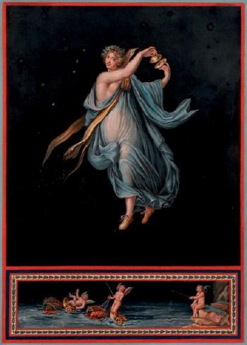 Figures allégoriques et putti by 
																			Michelangelo Maestri