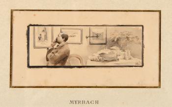 L’amateur de tableaux by 
																	Felicien von Myrbach-Rheinfeld
