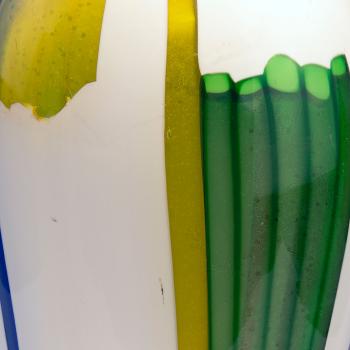 Bandiere' Vase by 
																			 Avem Glass