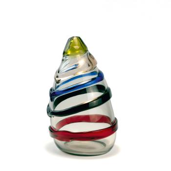 Sasso Vase by 
																			 Salviati Glass