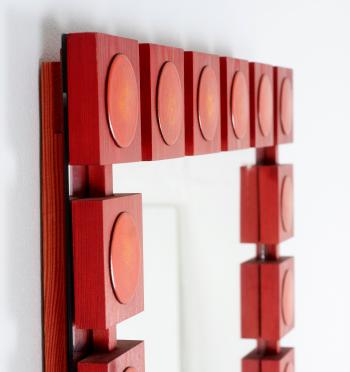 '6890' mirror with chest c. 1963 by 
																			 G & T