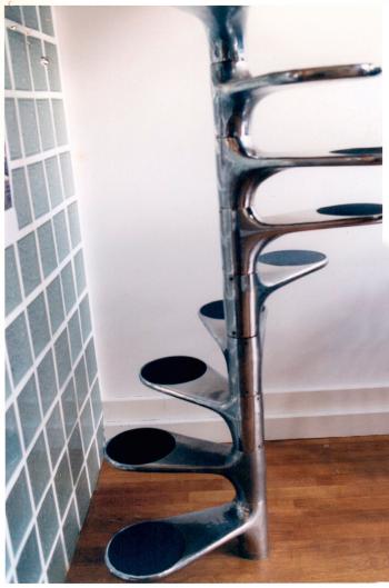 'M 400' spiral staircase by 
																			 Lacloche Freres