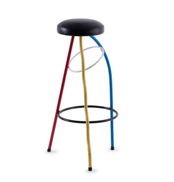'Duplex' bar stool by 
																			Javier Mariscal
