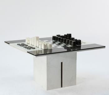 Sissa chess table by 
																			 Fucina degli Angeli