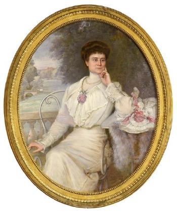 Portrait présumé de Ada Rogerson, née Burr by 
																	Rene Louis Damon