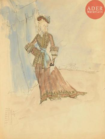 Robes De Voyages (Projets De Costumes) by 
																			Christian Dior