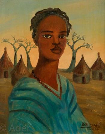 Jeune Sénégalaise by 
																	Bibi Zogbe