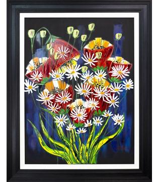 Poppies and Daisies by 
																	John Damari