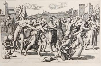 Le Massacre des Innocents (d'Apres Raphael) by 
																	Marc de Ravenne