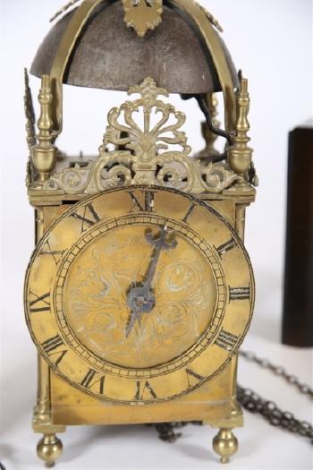 Brass Lantern Clock by 
																			Richard Whitheare