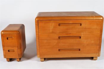 Dresser and Nightstand by 
																			 Plymold Co.