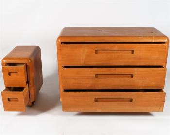 Dresser and Nightstand by 
																			 Plymold Co.