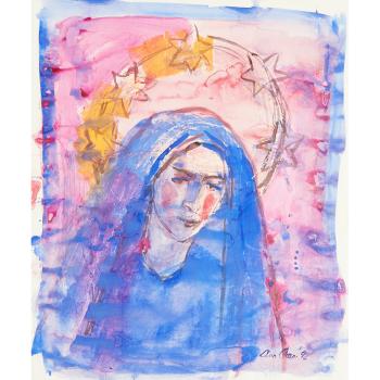 Blue Madonna by 
																			Ann Oram