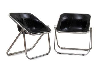 Pair of armchairs by 
																			Giancarlo Piretti