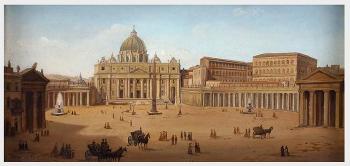 View of St. Peter's Square by 
																	Elena Prokhorova
