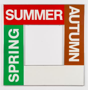 The 4 Seasons (die Vier Jahreszeiten) by 
																	Timm Ulrichs