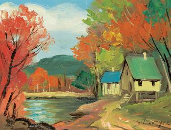 Untitled - Fall Colors by 
																			Guy Duverye