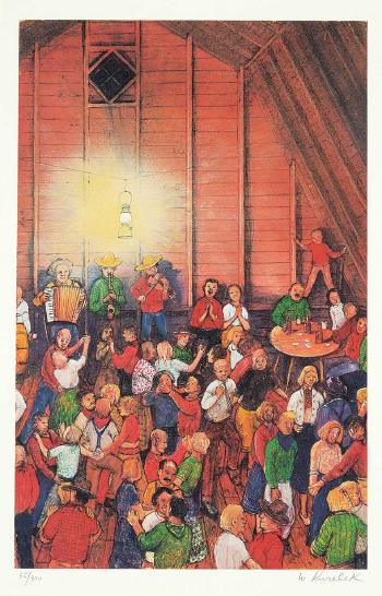 The Barn Dance by 
																			William Kurelek