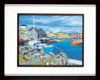 Untitled - Lobster Traps, Peggy's Cove by 
																			Tom Rasila