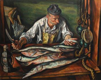 The Fish Market by 
																	Francis de Erdely