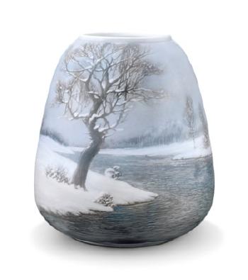 A Porcelain Vase by 
																	 Imperial Porcelain Factory