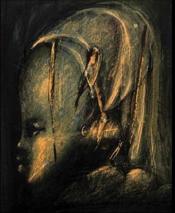 Head of a Girl by 
																	Simon Okeke