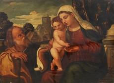 Madonna Col Bambino by 
																	Polidoro Lanciani