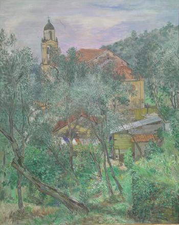 La Chiesa Di Polanesi, Recco by 
																			Oscar Saccorotti