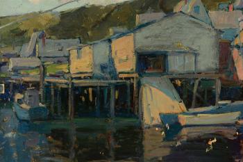 Harbor Near Peggy's Cove by 
																			Walter Farndon