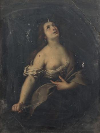 La mort de Lucrèce by 
																	Francesco del Cairo