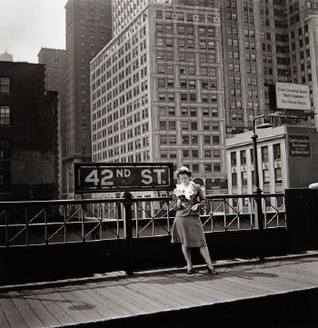 New York, 42nd Street, Third Avenue El, 1936 by 
																	Arnold Eagle