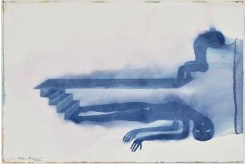 3 Watercolors From The Stephan Heros Cycle: Dialogue I - Dialogue Ii - Untitled by 
																			Jurgen Klauke