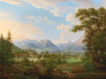Swiss landscape by 
																			Frederic Fregevize
