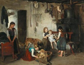 The offspring by 
																			Gustav Majer
