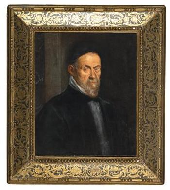 Portait of a Bearded Man, Bust Length by 
																			Jacopo Bassano