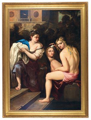 Bathsheba at her Bath by 
																			Giacomo Farelli