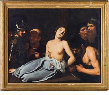 Martyrdom of Saint Ursula by 
																			Giovanni Bernardino Azzolini