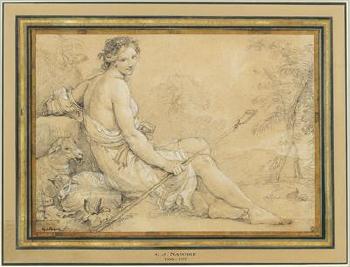 Diana, as a Young Shepherdess by 
																			Charles-Joseph Natoire
