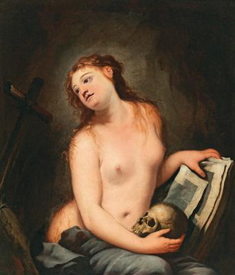 The Penitent Magdalen by 
																			Antonio Zanchi