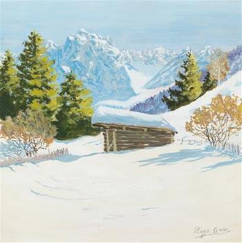 Wilder Kaiser bei Kössen in Tirol by 
																			Hugo Baar