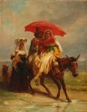 En Romersk Bondefamilie, Som Kommer Hjem. A Roman Peasant Family Returning Home by 
																			Peter Raadsig